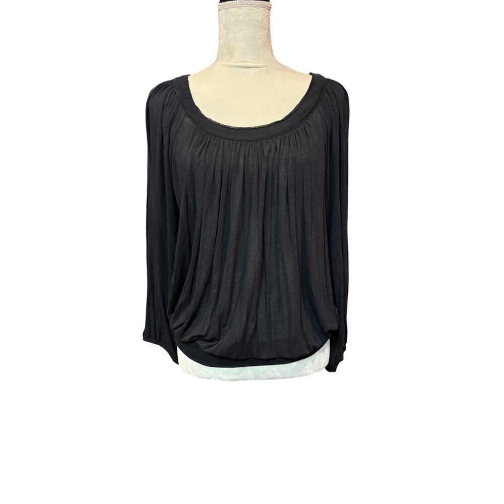 Free People We The Free Black Bebonnie Sheer Mesh Top